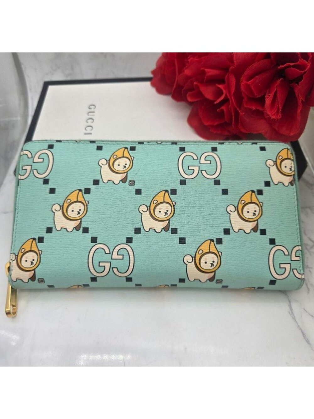 Gucci Wallet Animal Print Angela